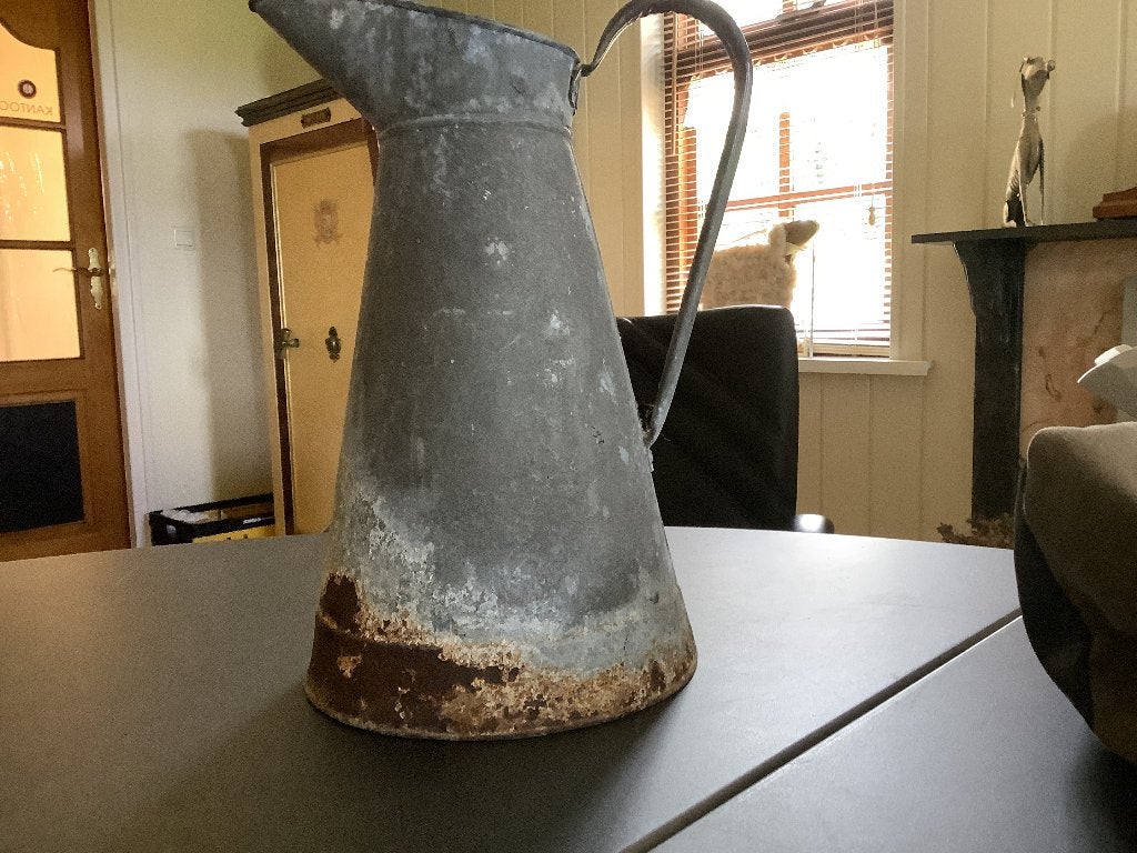 Lampetkan brocante, Ophalen of Verzenden, Metaal, Grijs, Gebruikt