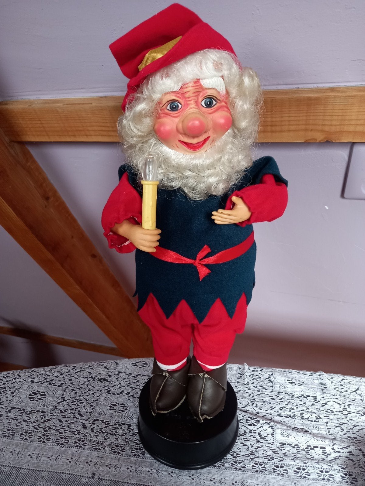 Vintage Kerst Elf Kabouter, Diversen, Ophalen of Verzenden, Gebruikt
