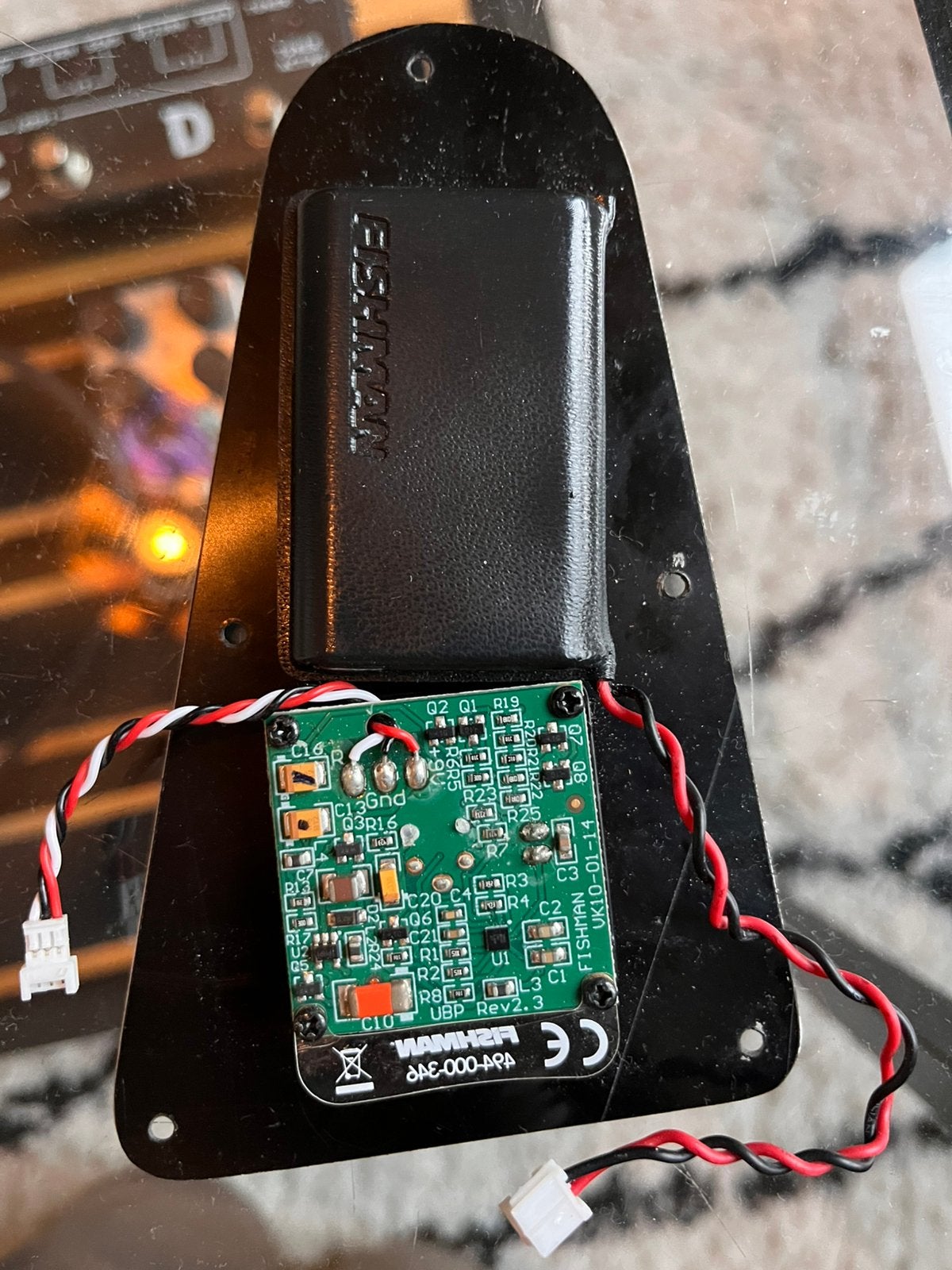 Fishman universal battery pack, Ophalen of Verzenden, Zo goed als nieuw, Elektrische gitaar