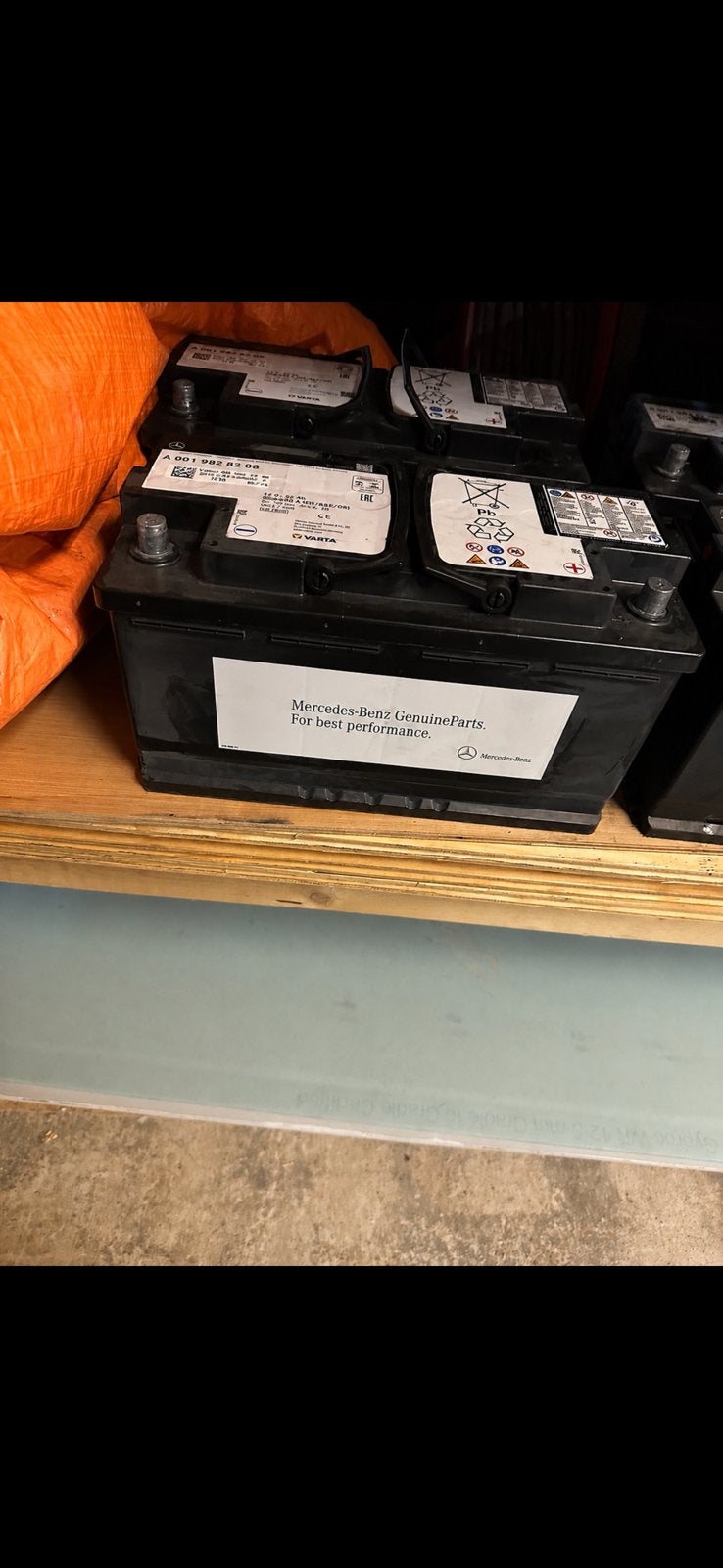 Originele Mercedes-Benz startaccu AGM 12V/92AH 850A, Ophalen, Nieuw, Mercedes-Benz