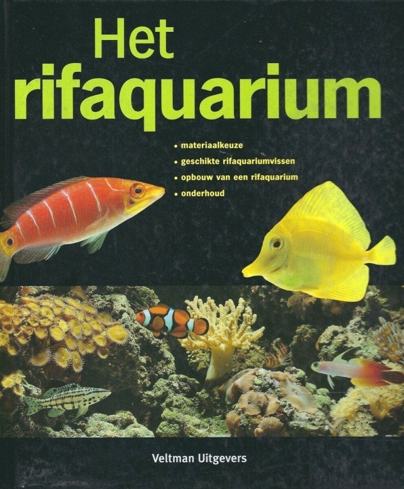 BOEKWERK HET RIF AQUARIUM ., Ophalen of Verzenden, Nieuw, Vissen