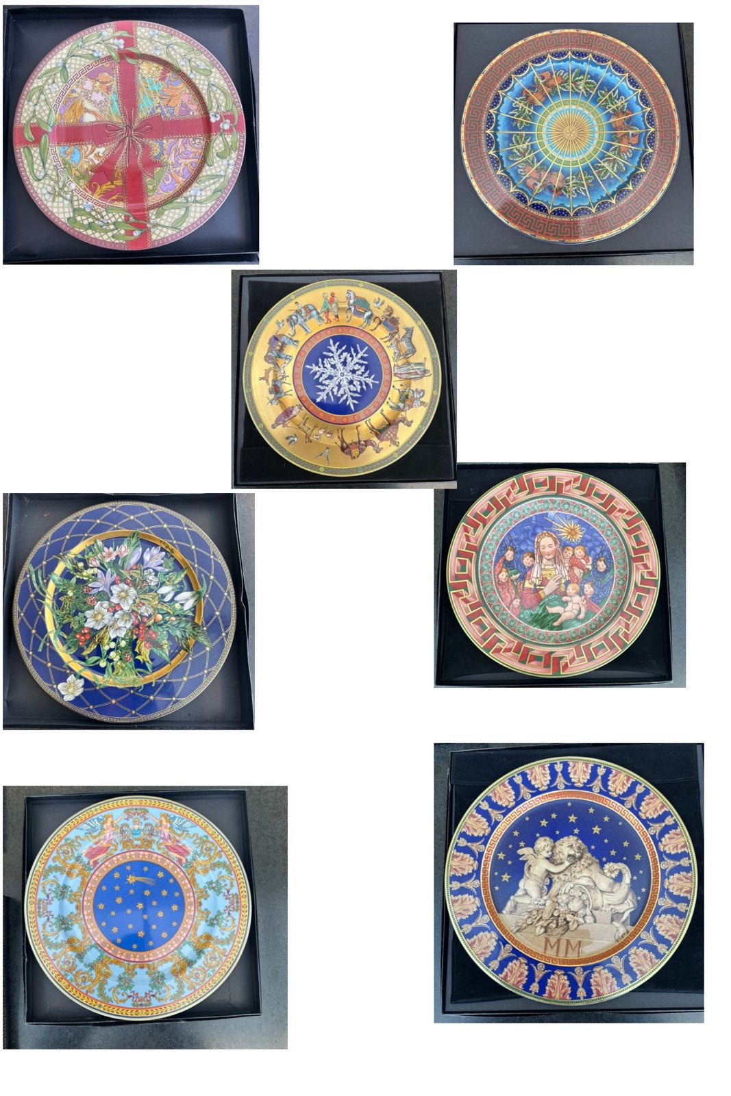 Versace Rosenthal Kerstborden Collectie 1997-2003, Ophalen
