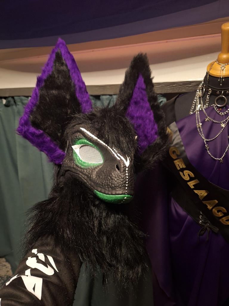 Dino mask masker fursuit, Ophalen of Verzenden