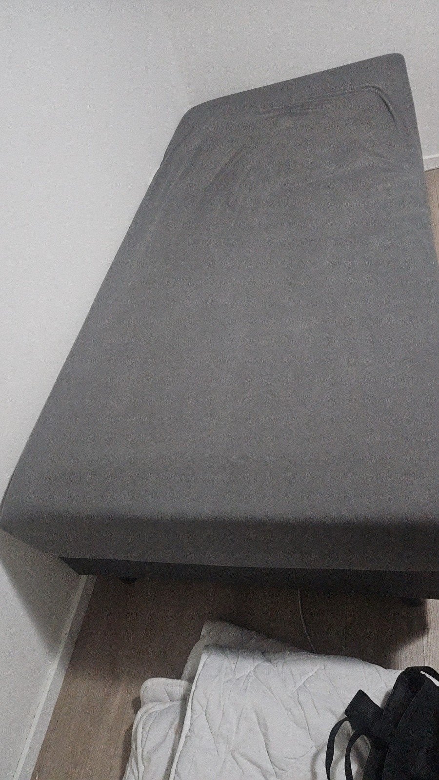 Boxspring 1 Persoons Bed 90x200, Ophalen, Gebruikt, 90 cm, Eenpersoons