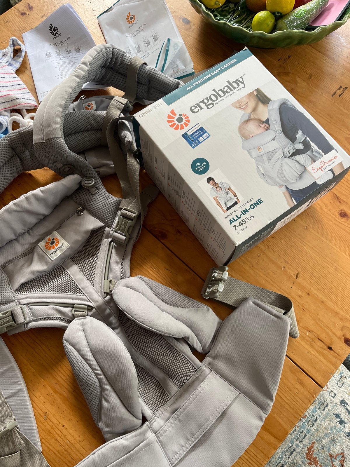 Ergobaby Omni 360 All-in-One Draagzak - Alle Posities, Kinderen en Baby's, Babydragers en Draagdoeken, Overige merken, Ophalen of Verzenden