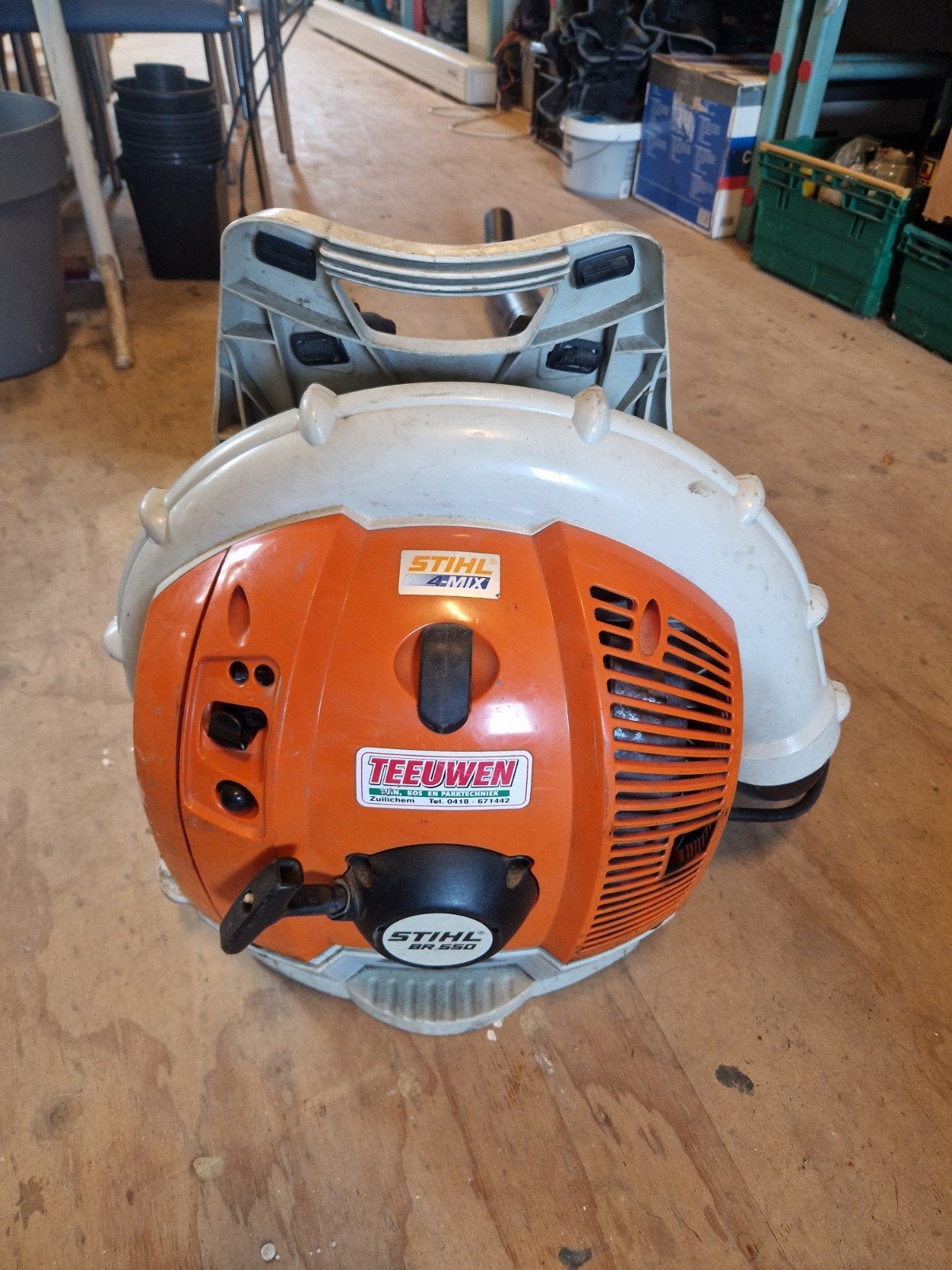 Stihl BR550, Gebruikt, Ruggedragen, Ophalen of Verzenden, Stihl