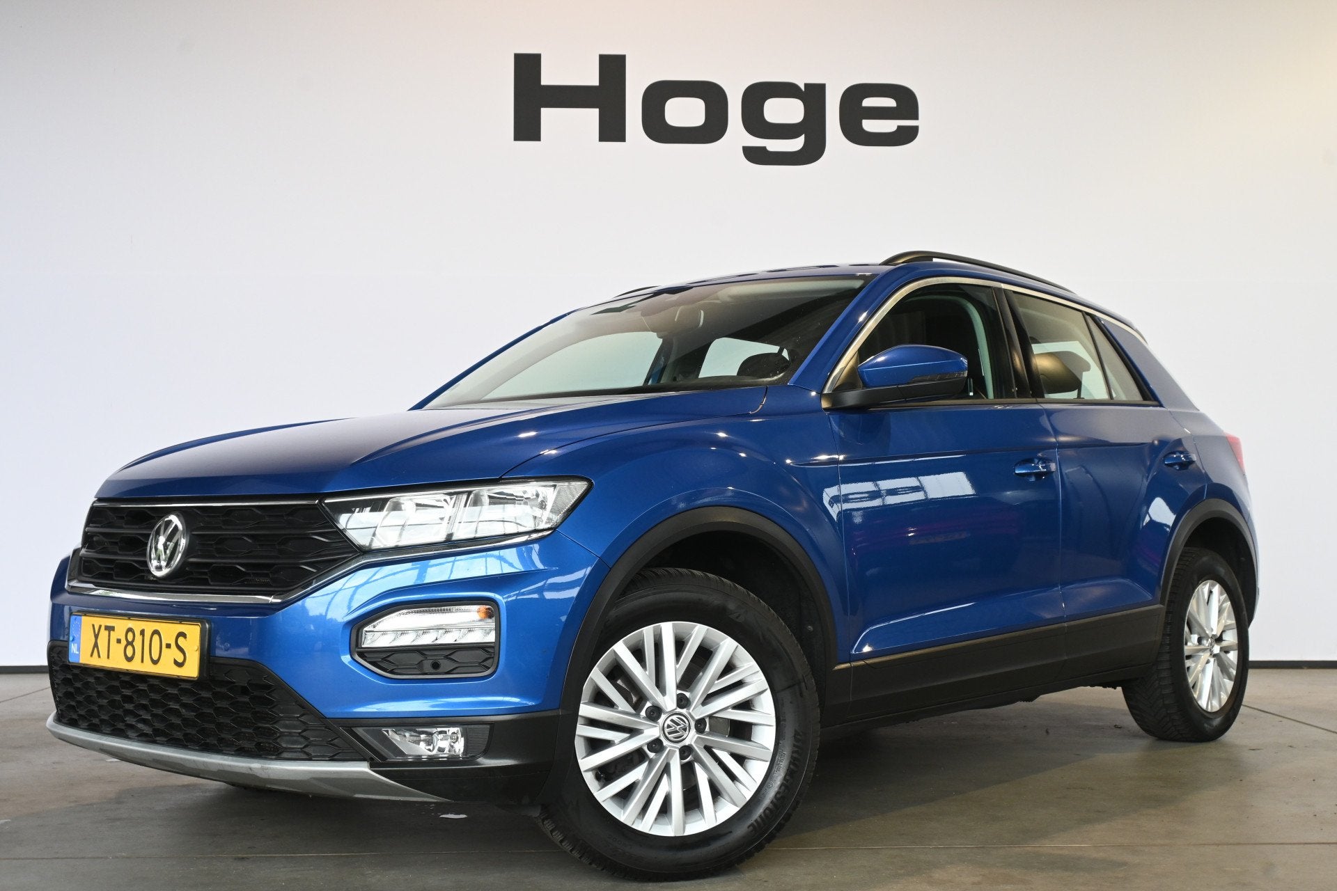 Volkswagen T-Roc 1.5 TSI Style Automaat Clima Carplay Cruise, Auto's, Stof, 4 cilinders, Blauw, Origineel Nederlands