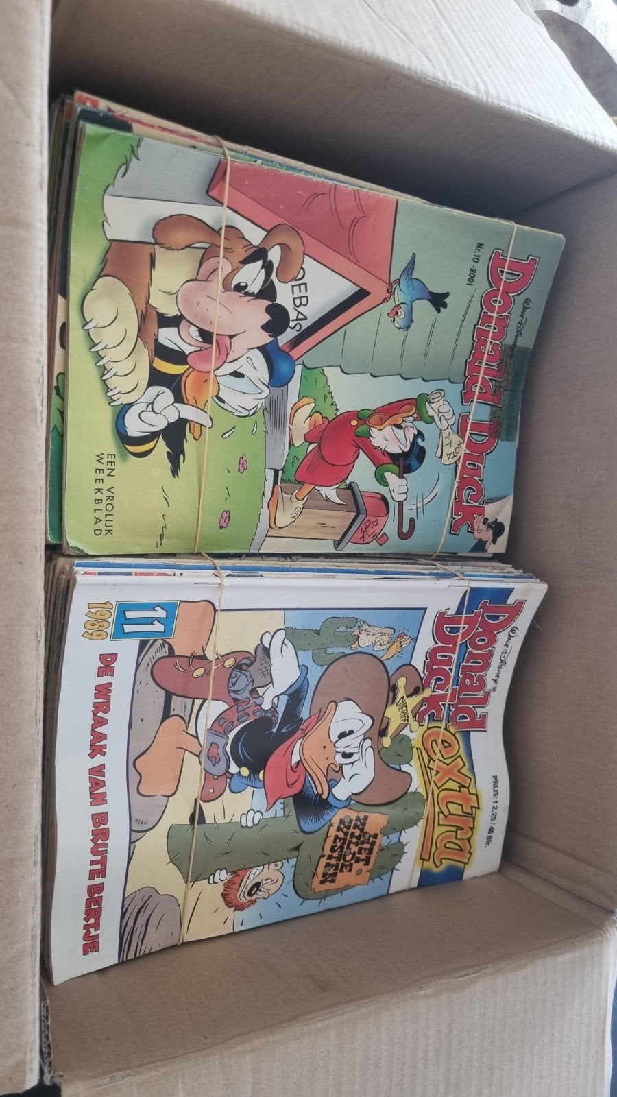 100 Donald Duck weekbladen - diverse jaargangen, Meerdere stripboeken, Ophalen, Gelezen