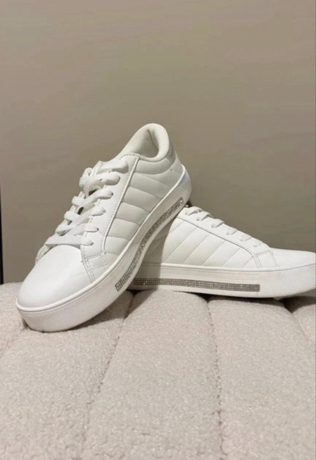 Primark witte sneakers met strass, maat 38, Ophalen of Verzenden, Nieuw, Wit, Sneakers of Gympen