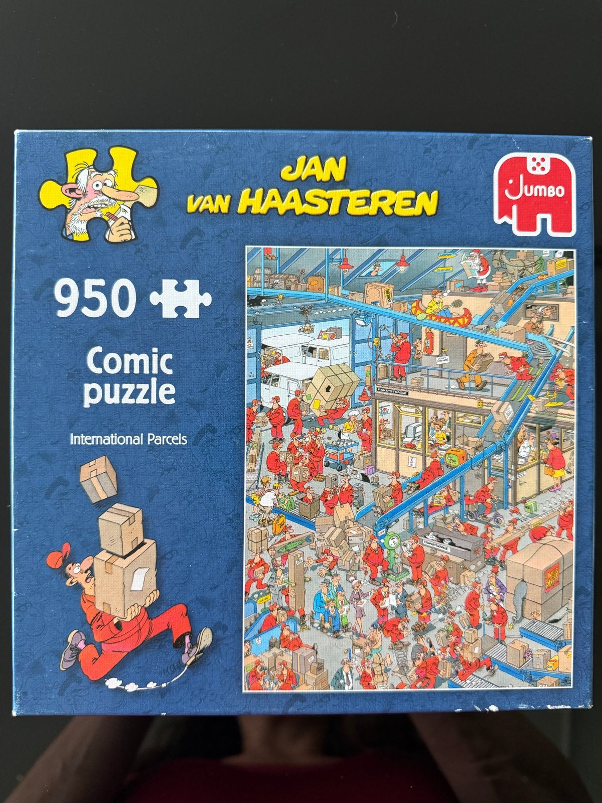Jan van Haasteren 950 stukjes - International Parcels, Hobby en Vrije tijd, Denksport en Puzzels, Ophalen, 500 t/m 1500 stukjes