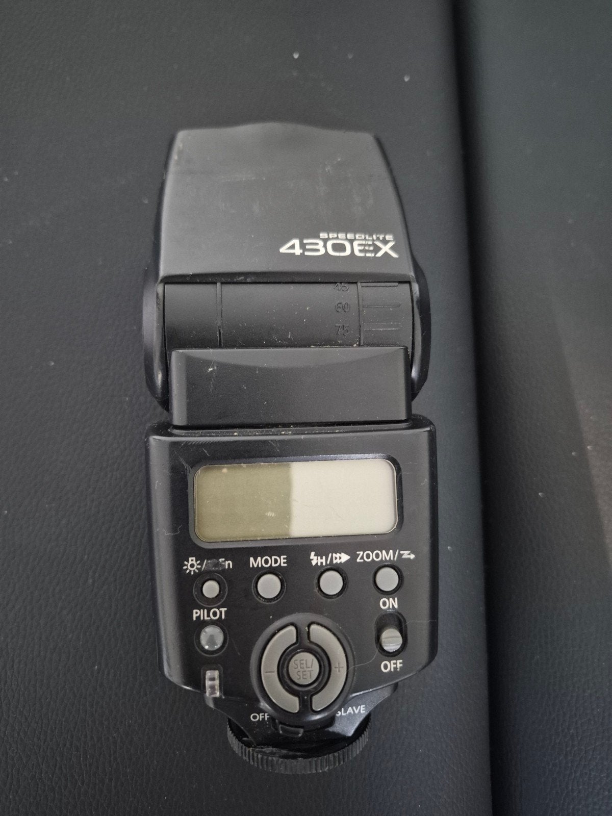 Canon Speedlite 430EX externe flitser met hoes, Audio, Tv en Foto, Fotografie | Flitsers, Canon, Externe flitser, Ophalen of Verzenden