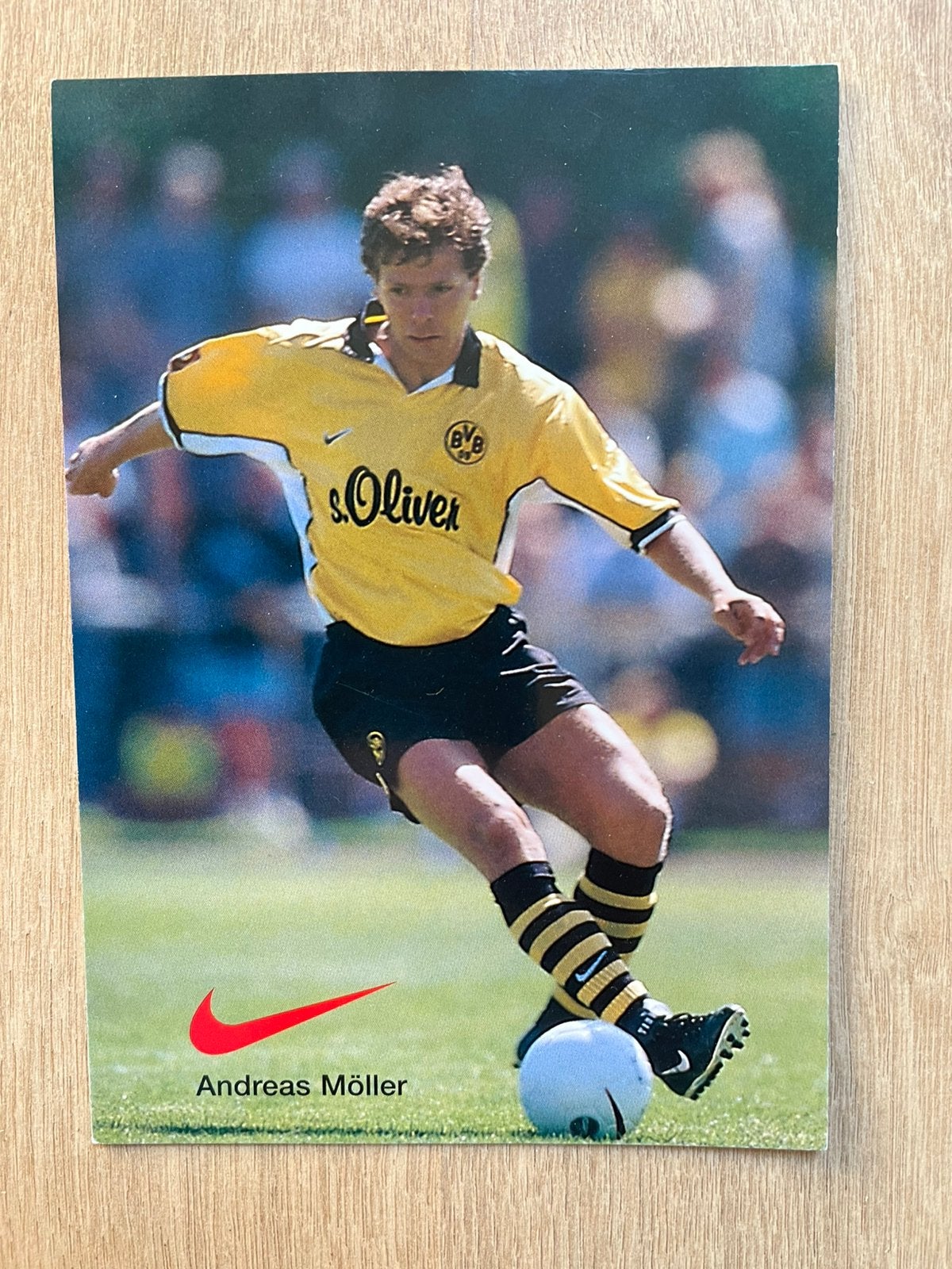 Fotokaart Andreas Möller ( Borussia Dortmund)., Ophalen of Verzenden, Nieuw, Buitenlandse clubs, Spelerskaart