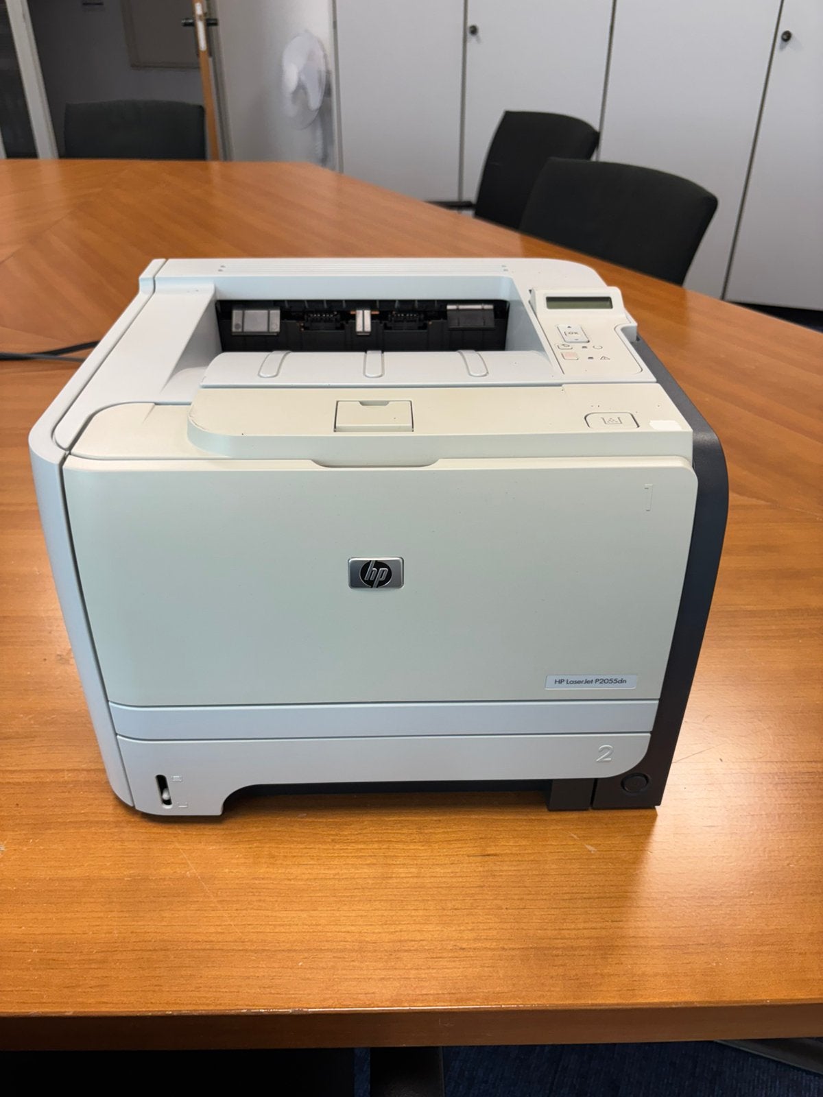 HP LaserJet P2055dn – netwerk laserprinter – werkt goed, Computers en Software, Printers, Gebruikt, Printer, Kleur printen, Ophalen