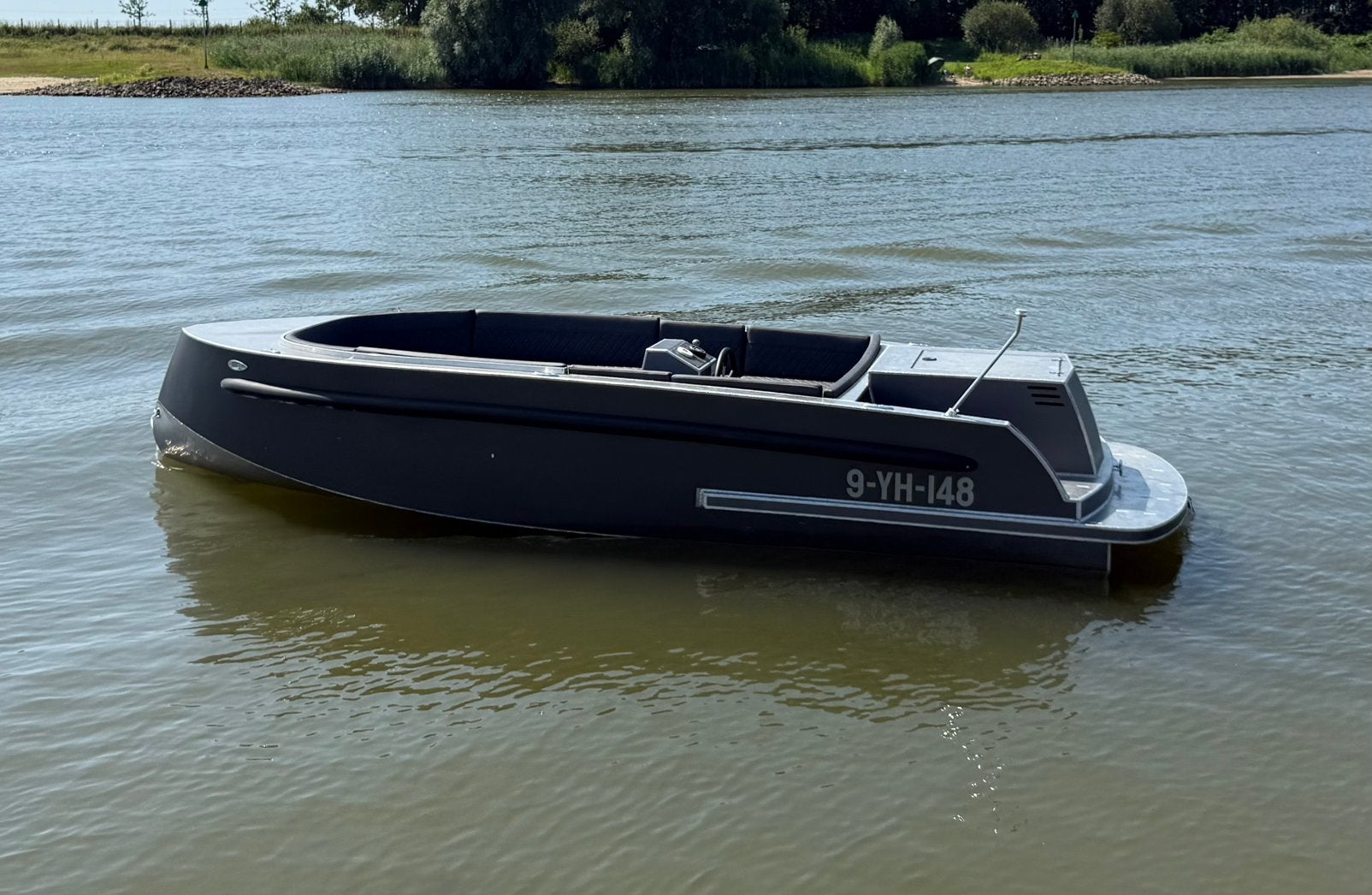 2025 Aluminium tender sloep met 60pk mercury, Watersport en Boten, Sloepen, Tender, Aluminium, Buiskap, Ophalen of Verzenden