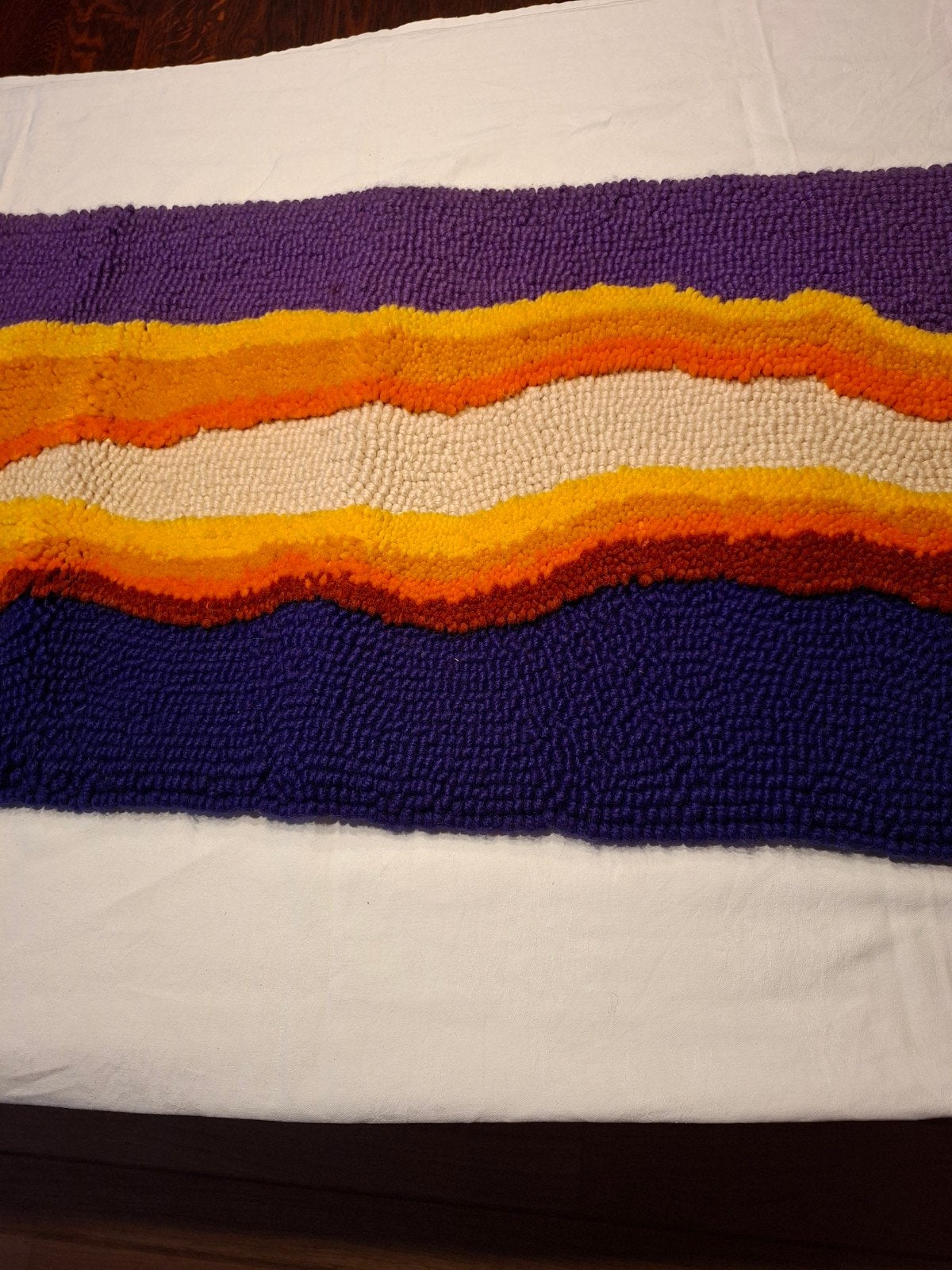handgemaakt wandkleed. afmeting 95x50 cm, Ophalen of Verzenden, Zo goed als nieuw