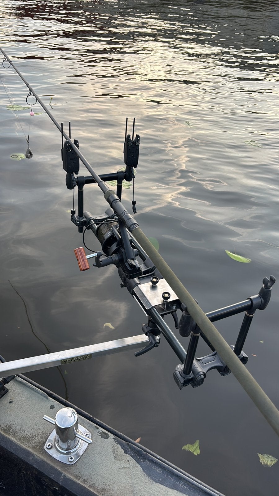 3x nash scope ops 9ft olive duplon 3,25lb, Ophalen, Zo goed als nieuw, Werphengel