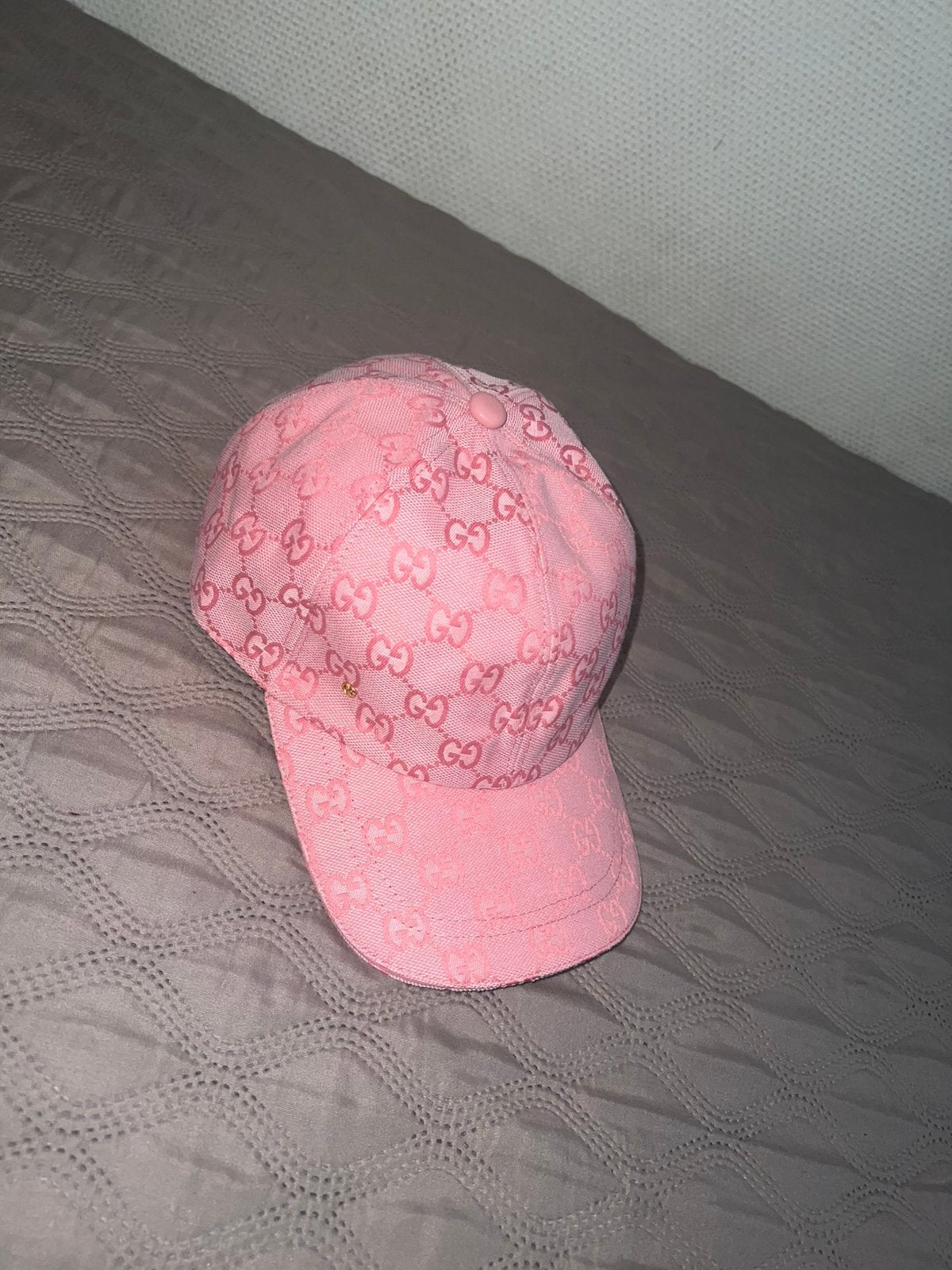 Roze Gucci GG Canvas- pet, Kleding | Heren, Hoeden en Petten, Ophalen of Verzenden, Nieuw, One size fits all, Pet