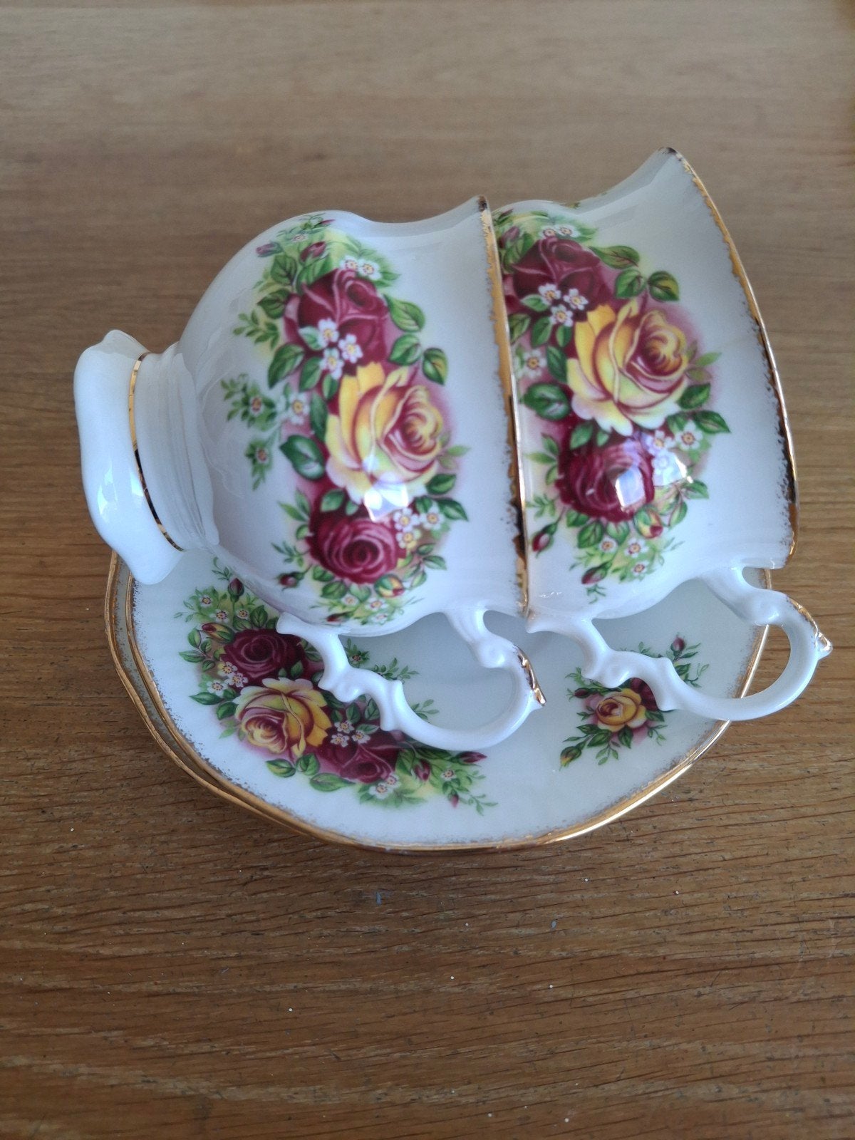 Elizabethan Staffordshire English Garden theekopjes, Ophalen of Verzenden