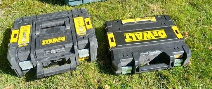 Gereedschaps koffers DeWalt tstak, Doe-het-zelf en Verbouw, Gereedschap | Machine-onderdelen en Toebehoren, Ophalen of Verzenden