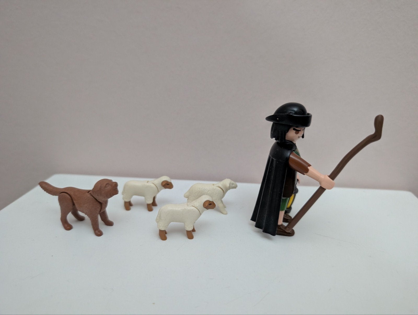 Playmobil Herder met schapen, Kinderen en Baby's, Ophalen of Verzenden, Zo goed als nieuw, Complete set, Figuren