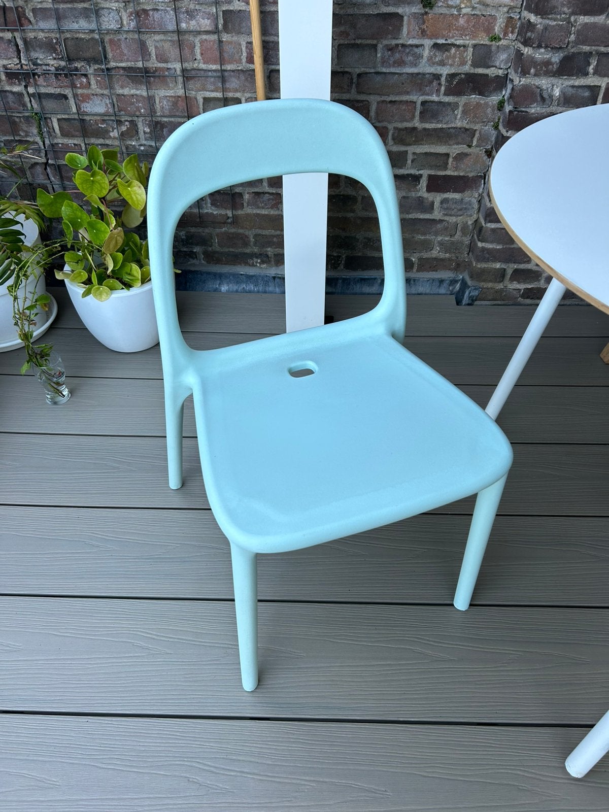 IKEA Urban Design stoel, Tuin en Terras, Tuinstoelen, Ophalen, Gebruikt, Kunststof, Stapelbaar