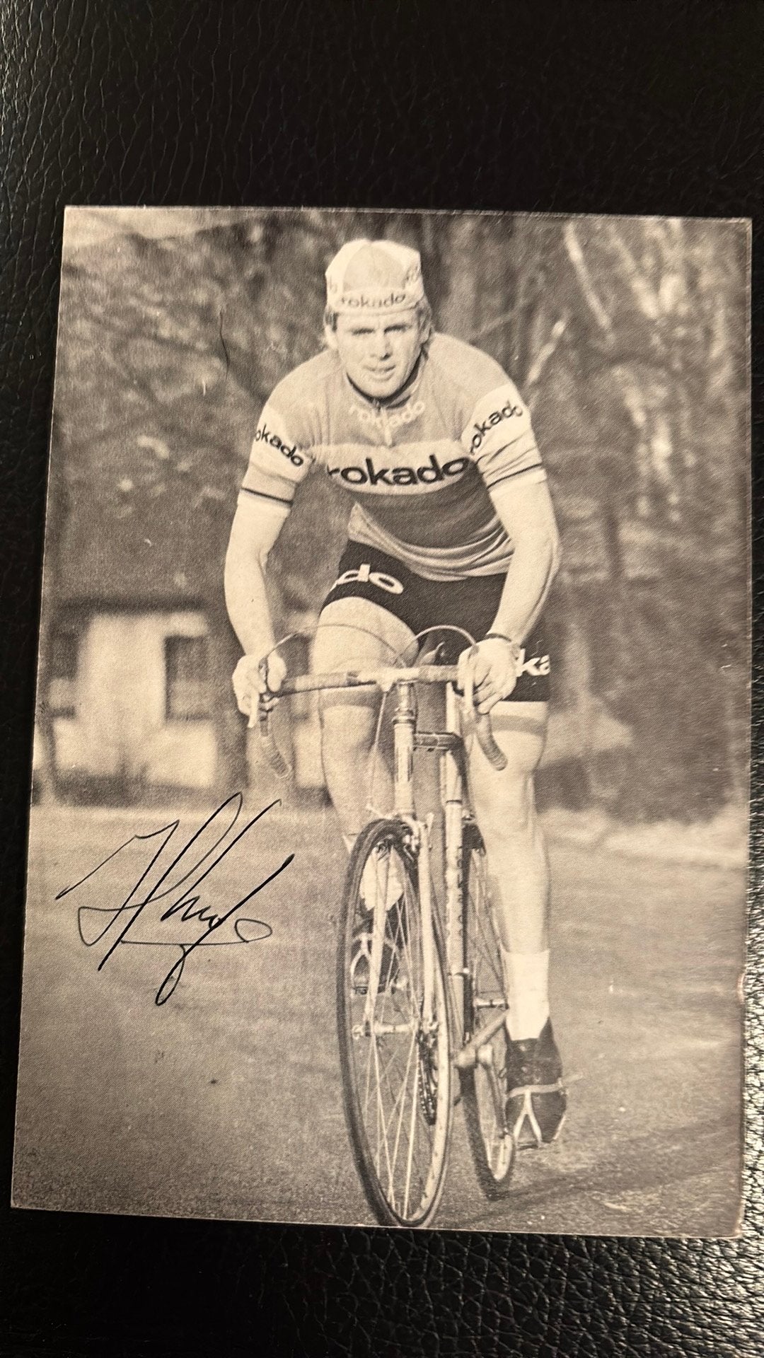 Wielrennen HENNIE KUIPER Rokado-kaart ECHTE handtekening, Verzamelen, Ophalen of Verzenden, Zo goed als nieuw, Overige sporten