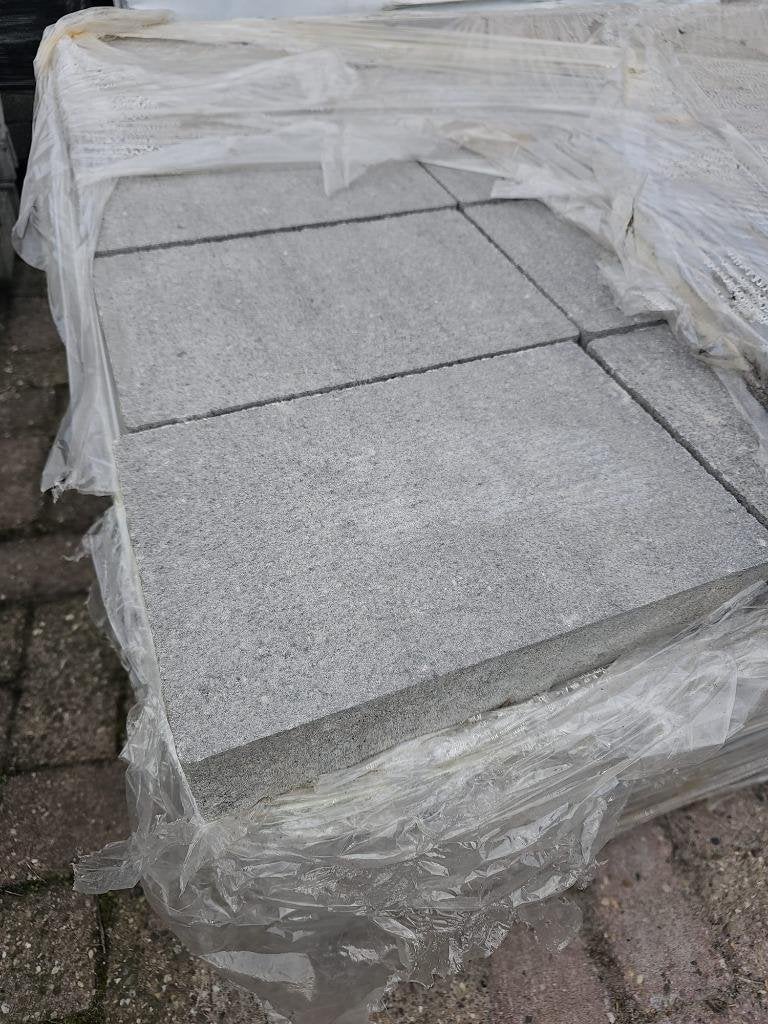 Tegel 20x30x6 Grijs zwart, Tuin en Terras, Tegels en Klinkers, Nieuw, Beton, Terrastegels, 5 tot 10 m²