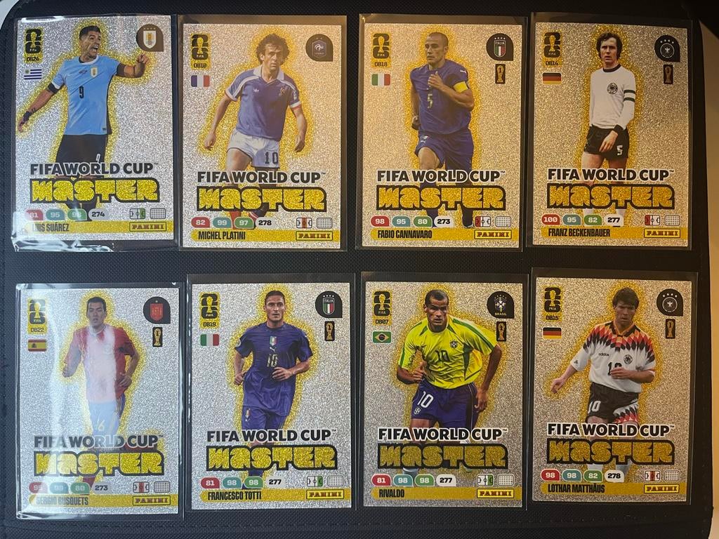 FIFA World Cup Master Panini Kaarten - Limited Edition, Verzamelen, Sportartikelen en Voetbal, Ophalen of Verzenden, Zo goed als nieuw