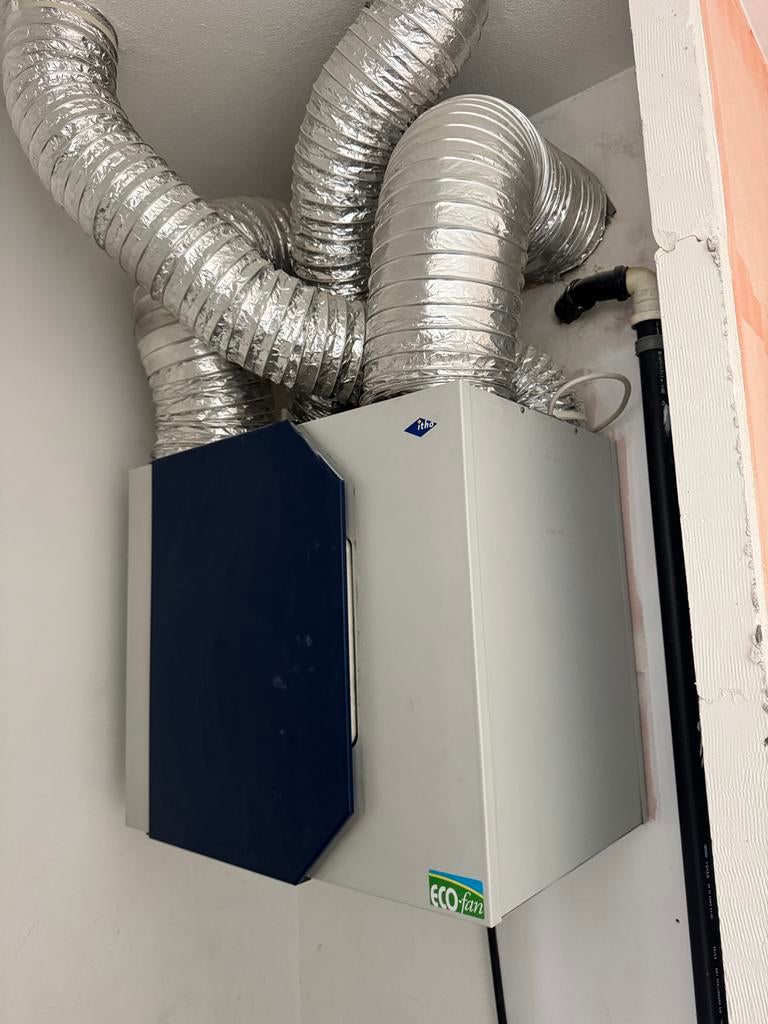 WTW unit gelijkstroom 275 M3/UUR 1jaar gebruikt, Doe-het-zelf en Verbouw, Ventilatie en Afzuiging, Ophalen of Verzenden, Ventilator en Afzuiger