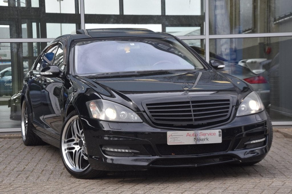 Mercedes-Benz S-klasse S500 Lang V8 Lorinser Youngtimer Soft, Automaat, Achterwielaandrijving, Gebruikt, Zwart