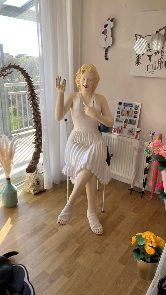 Marilyn Monroe Rockabilly horeca beeld, Ophalen, Gebruikt
