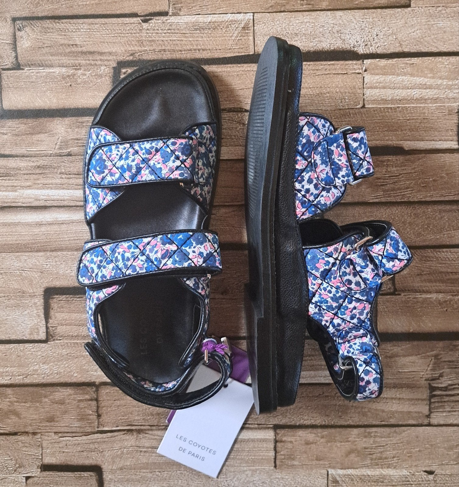 Les Coyotes de Paris - Nieuwe floralprint sandalen, 36, Overige kleuren, Verzenden, Nieuw, Sandalen of Muiltjes