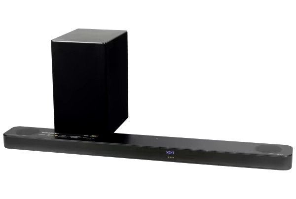 LG DSN8YG SOUNDBAR + DRAADLOZE ACHTERSPEAKERS, Ophalen, Zo goed als nieuw