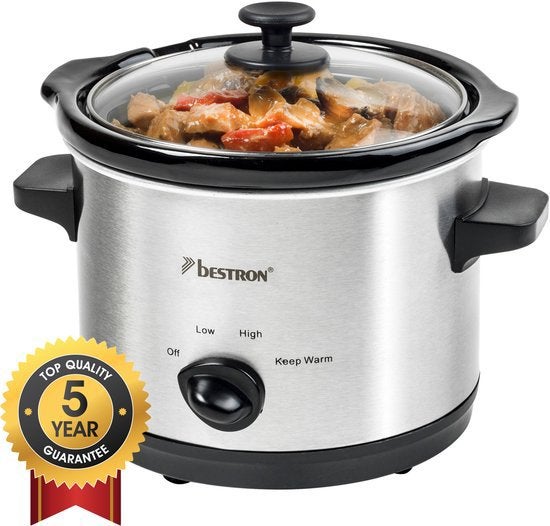 Slowcooker bestron 1,5 liter, Ophalen, Zo goed als nieuw