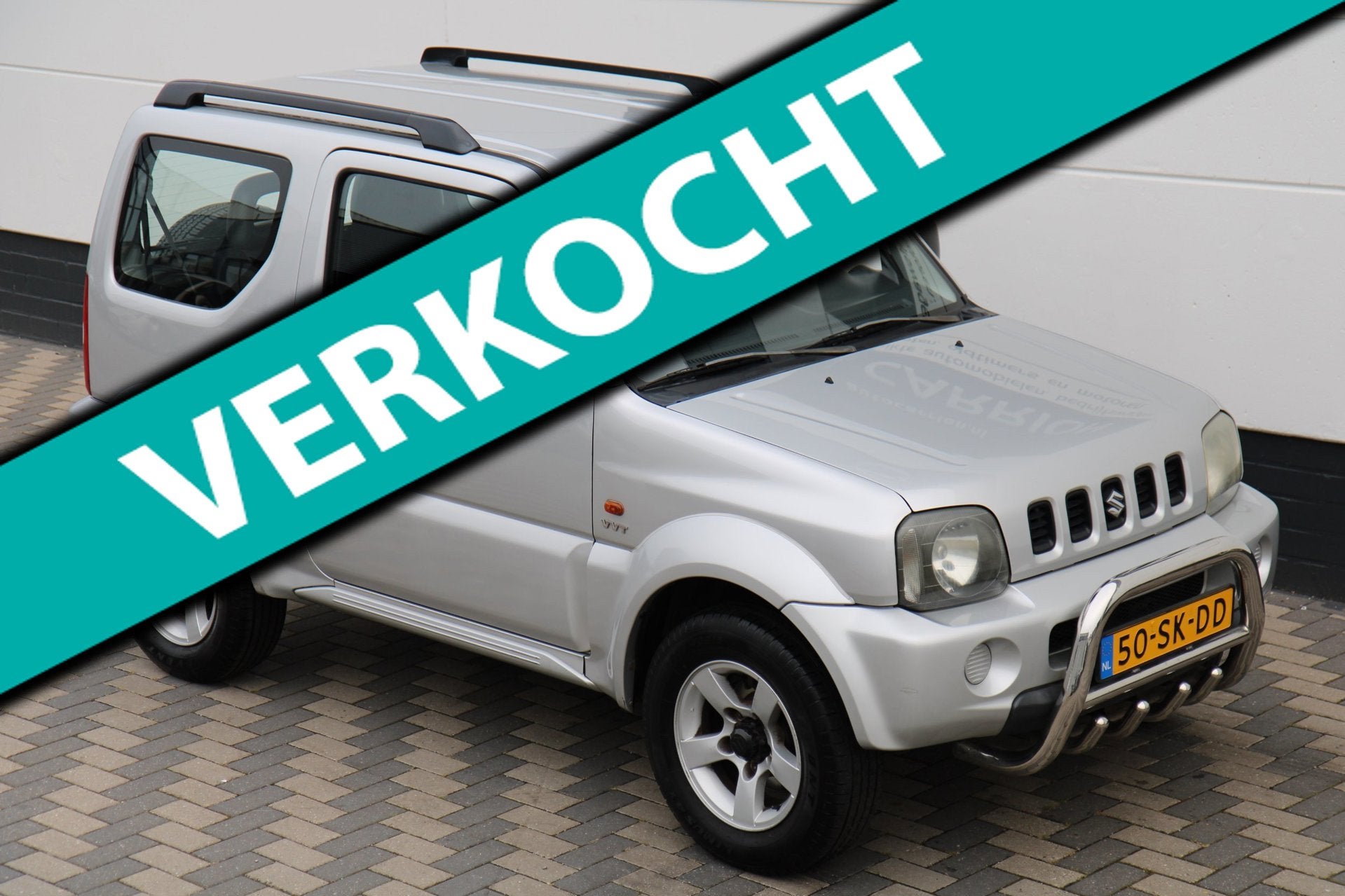 Suzuki Jimny 1.3 JLX 4WD Airco Trekhaak Carplay NAP !, Auto's, 86 pk, Zwart, 4 stoelen, Bedrijf