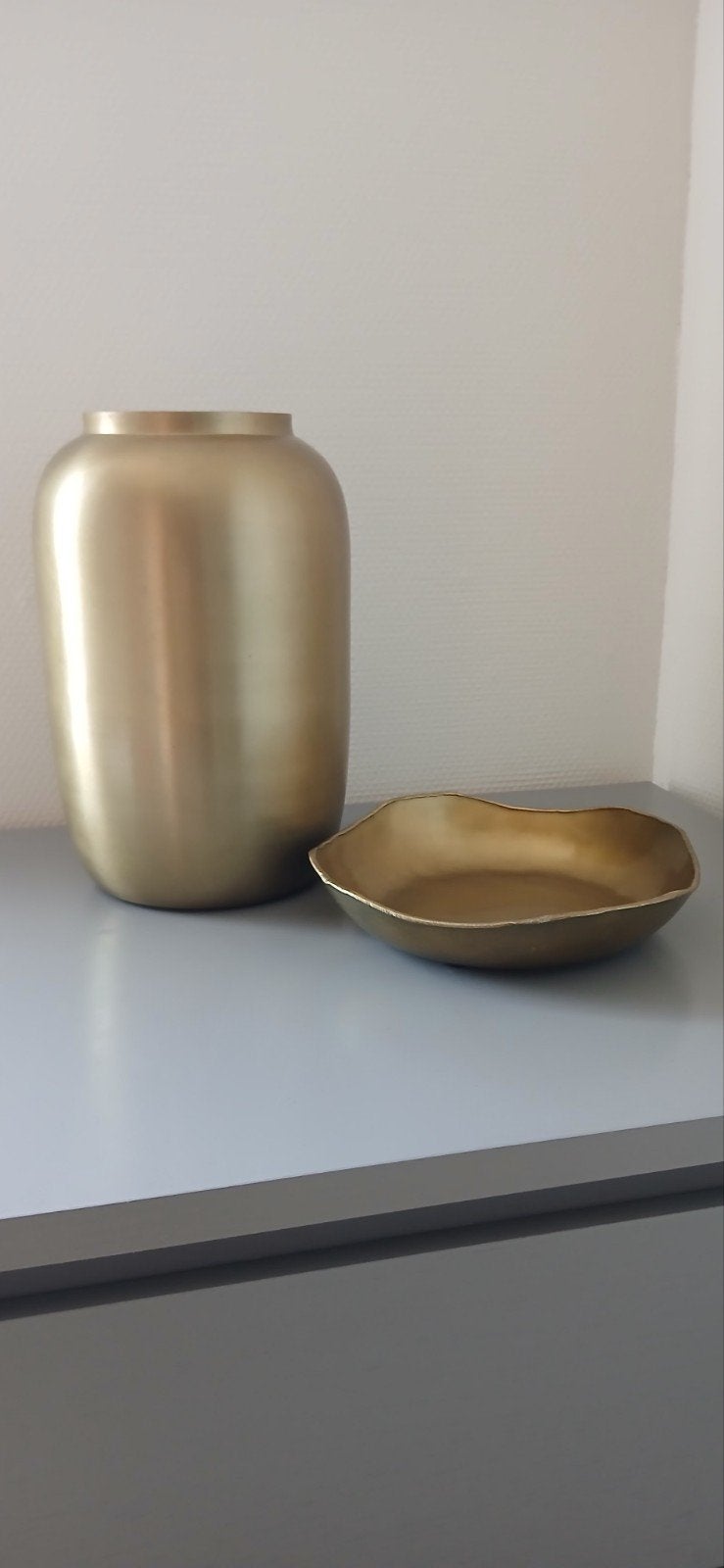 MOOI GOUDKLEURIGE SET, Ophalen of Verzenden, Zo goed als nieuw, Goud, Metaal
