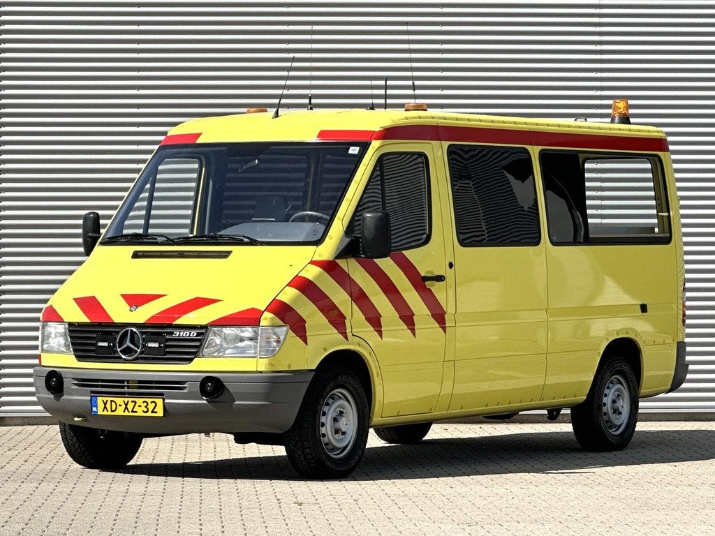 Mercedes-Benz Sprinter 310 D lang/hoog Personenbus 8 zitpl.a, Auto's, Mercedes-Benz, Bedrijf, Te koop, Overige modellen, ABS, Alarm