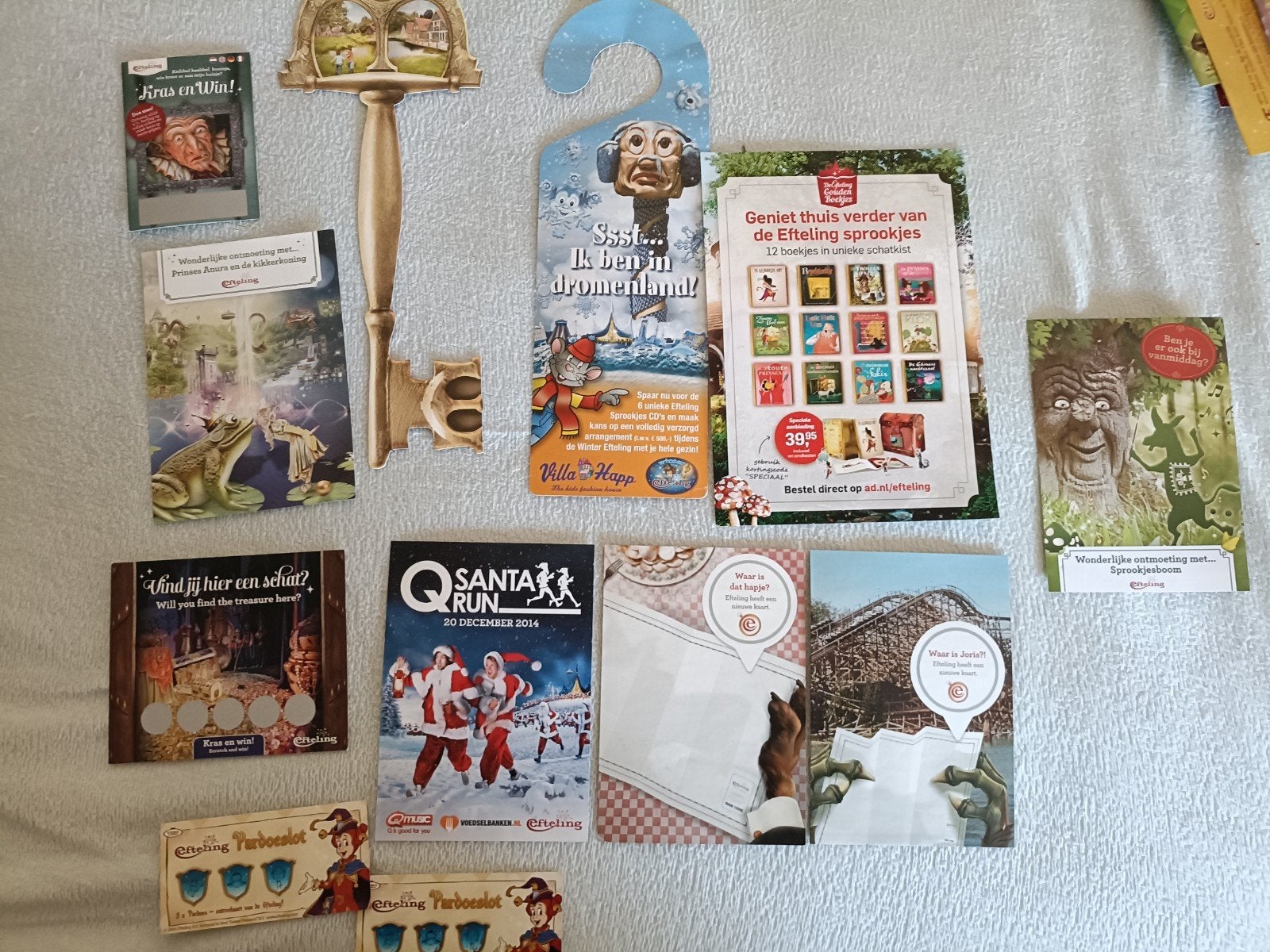 Efteling folders, Ophalen of Verzenden