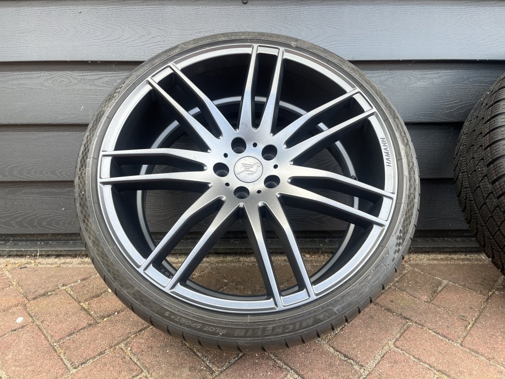 21 inch Hamann Challange voor BMW 5 / 6 en 7 serie G30 G60, Ophalen, 255 mm, Hamann Germany, Banden en Velgen