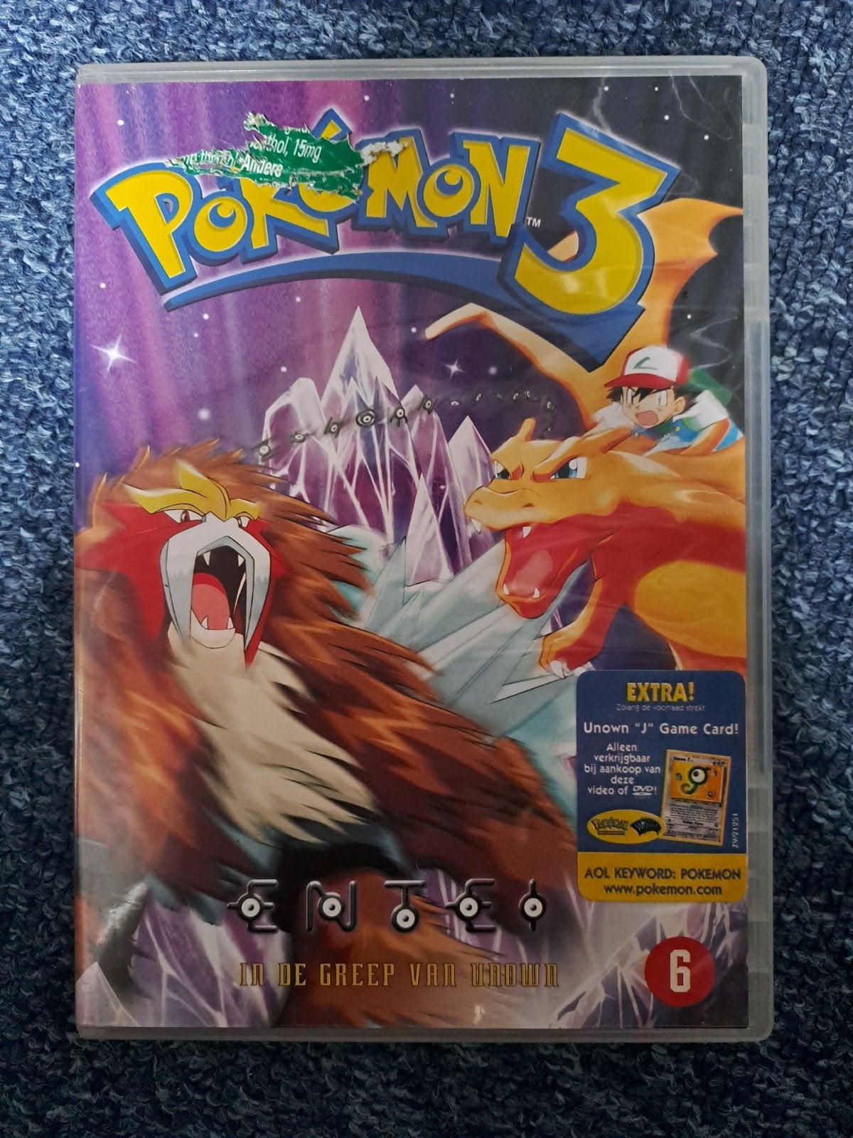 Pokemon 3 (dvd), Cd's en Dvd's, Tekenfilm, Ophalen of Verzenden, Zo goed als nieuw, Alle leeftijden