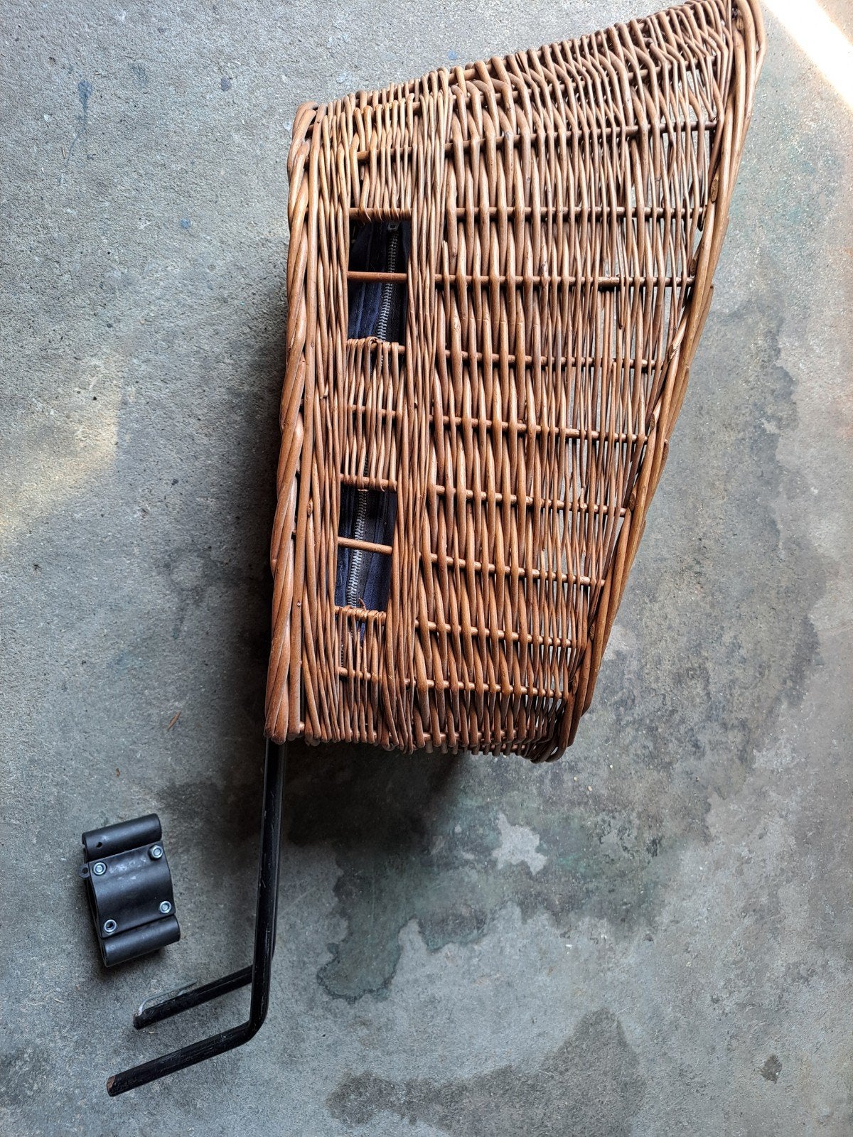 Hondenfietsmand voor stangbevestiging (45x25 cm), Fietsen en Brommers, Fietsaccessoires | Fietsmanden, Ophalen of Verzenden, Gebruikt