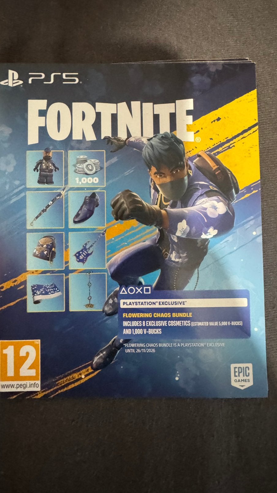 Fortnite bundle flowering chaos, Ophalen, Shooter, 1 speler, Nieuw