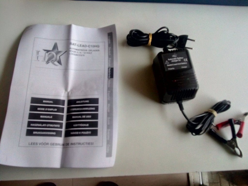 Automatische (druppel)lader voor lood accu, Ophalen of Verzenden, Zo goed als nieuw