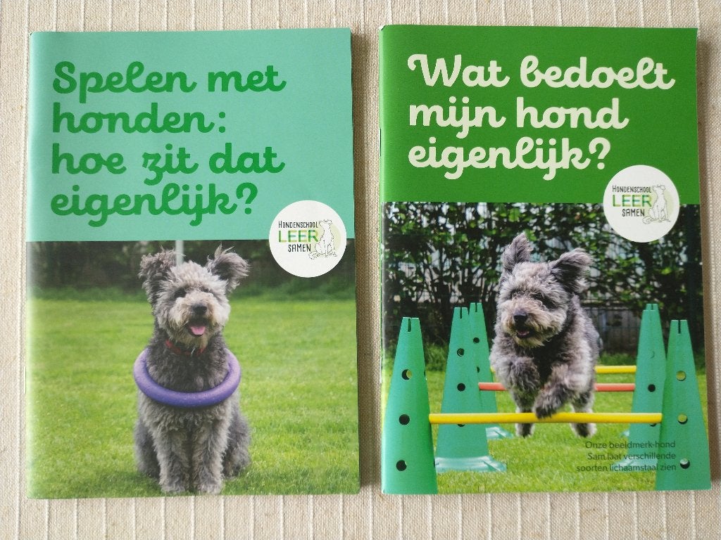 2 Boekjes Hondenschool Leer Samen, Ophalen of Verzenden, Zo goed als nieuw, Honden