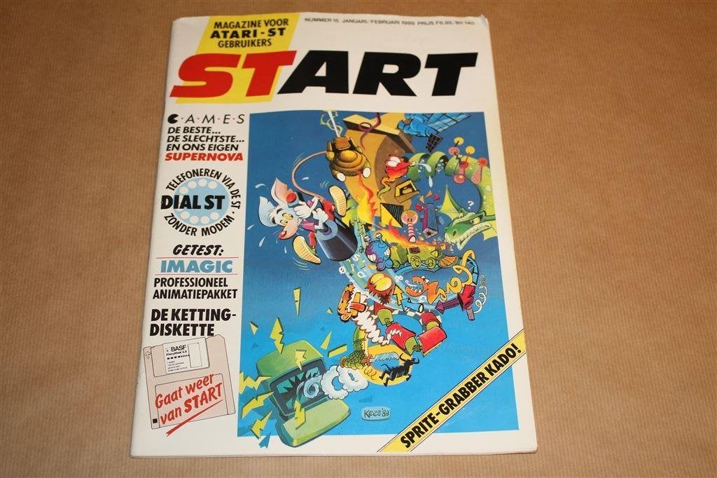 STart - Magazine voor Atari-ST gebruikers - 1989 !!, Computers en Software, Vintage Computers, Ophalen of Verzenden