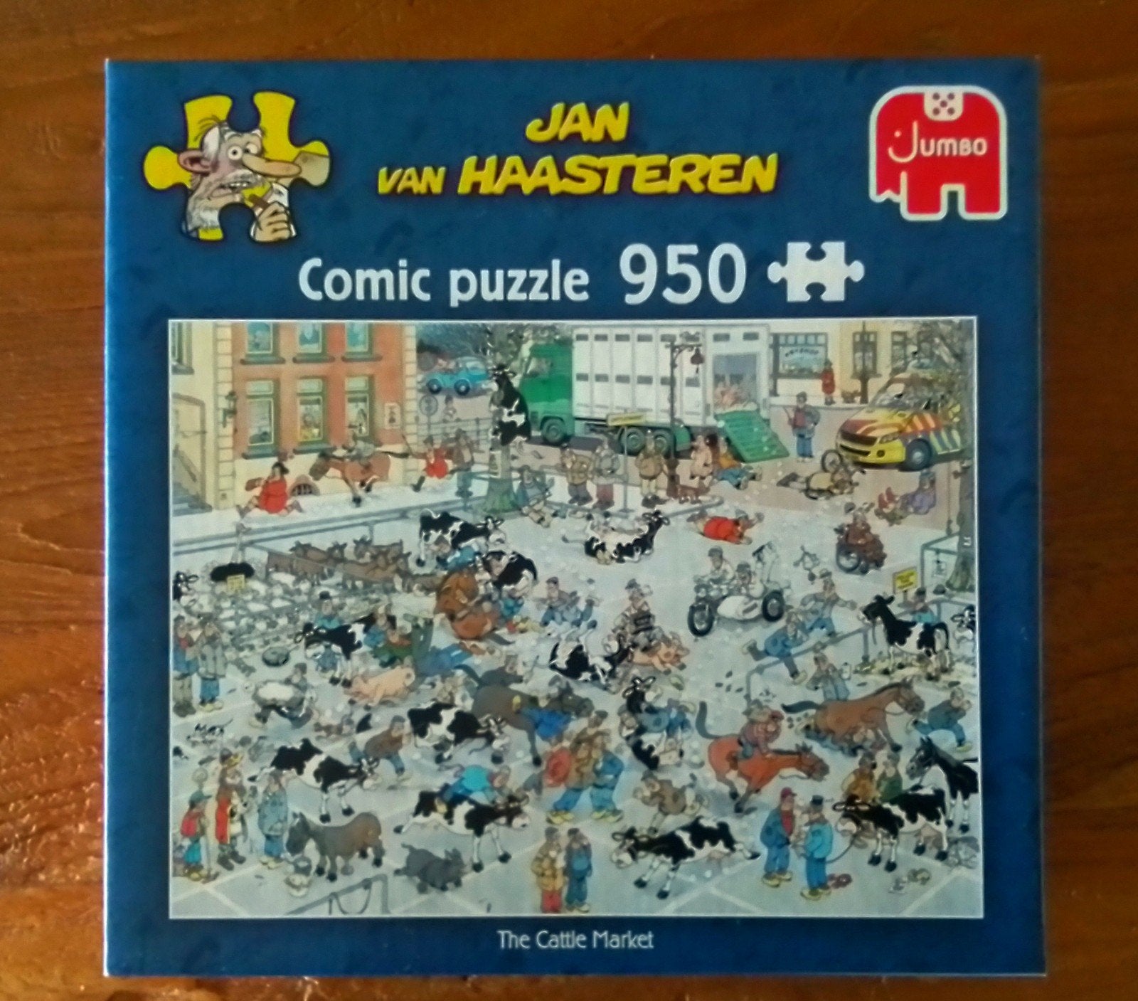 Jan van Haasteren: The Cattle Market. 950 stukjes, Ophalen, 500 t/m 1500 stukjes, Zo goed als nieuw