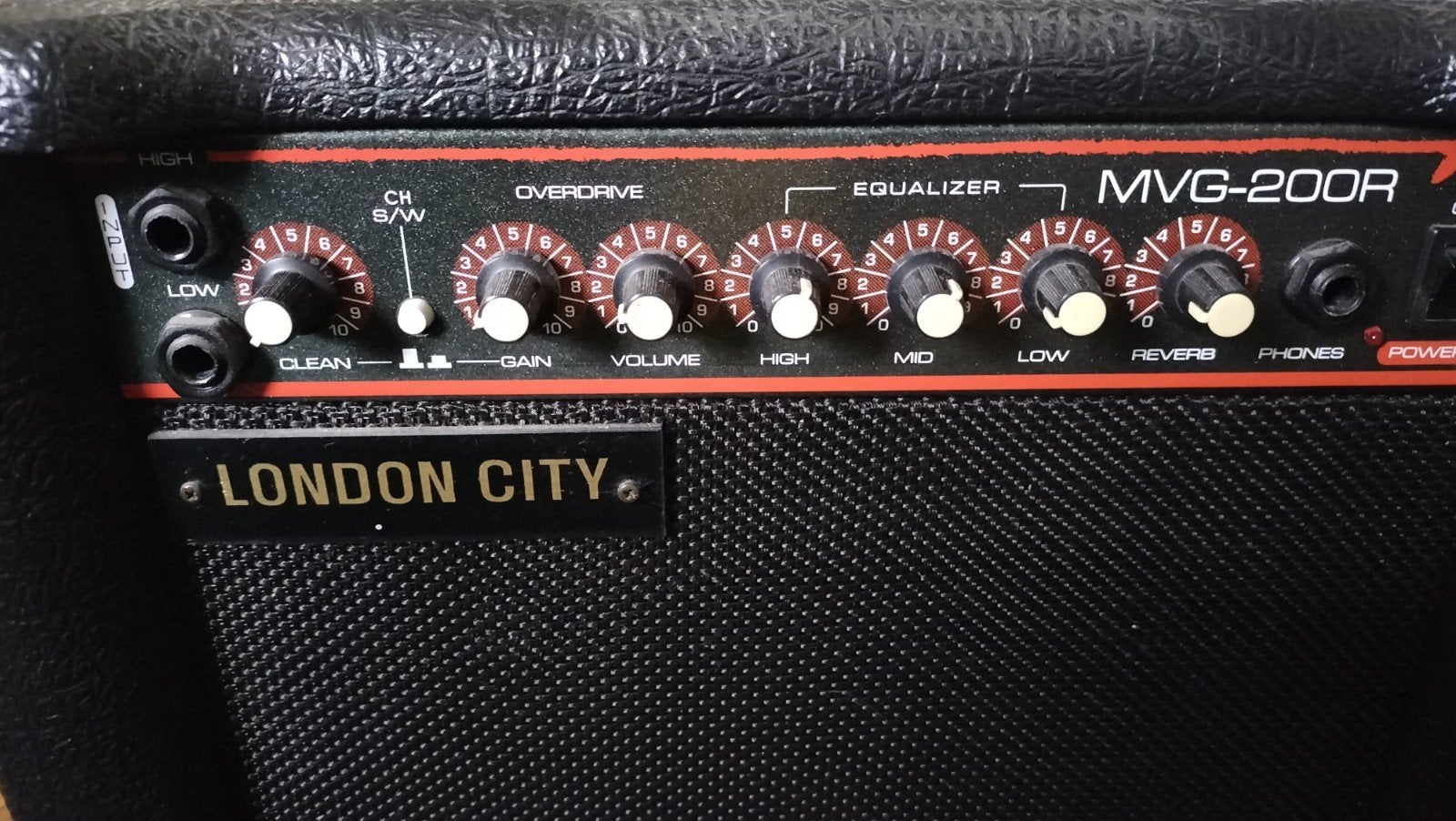 London City MVG-200R Gitaarversterker, Ophalen of Verzenden, Gebruikt, Gitaar, Minder dan 50 watt