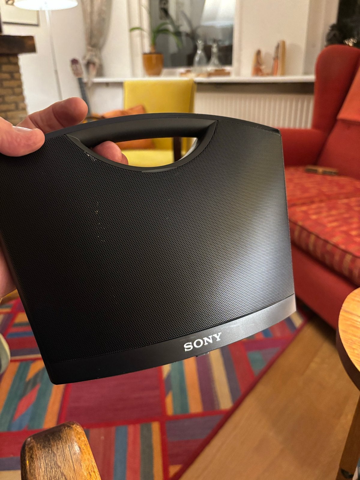 Sony SRS-BTM8 Draagbare Bluetooth Speaker met AUX-ingang, Audio, Tv en Foto, Gebruikt, Ophalen of Verzenden, Draagbare speaker