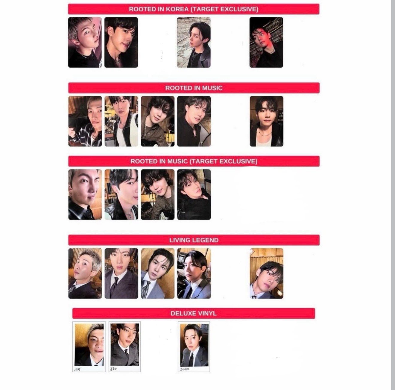 Kpop Bts arirang photocards, Ophalen of Verzenden, Zo goed als nieuw, Foto of Kaart