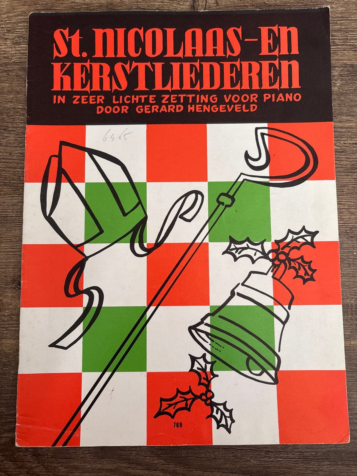 St. Nicolaas- en Kerstliederen voor Piano - Gerard Hengeveld, Muziek en Instrumenten, Gebruikt, Overige genres, Ophalen of Verzenden